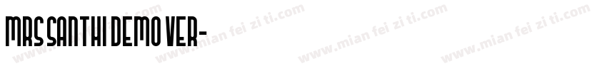 Mrs Santhi Demo Ver字体转换